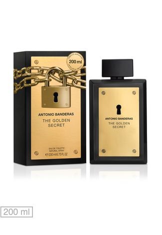 Perfume Golden Secret Edt Antonio Banderas Masc 200 Ml