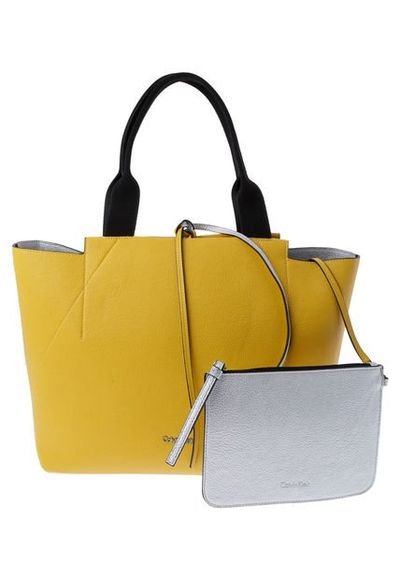 Bolso plateado calvin klein sales