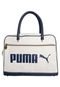 Bolsa Puma Campus Grip Bag Peacoat Fashion Off White - Marca Puma