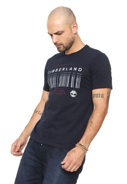 Camiseta Timberland Tbl Morse Code Dark Azul-Marinho - Marca Timberland