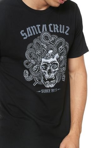 Camiseta Santa Cruz Medusa Preta