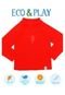 Blusa infantil de proteção solar FPU 50  Vermelha - Marca Ecoeplay