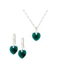 Conjunto Gran Romance Cristales Genuinos Emerald Joyas Montero