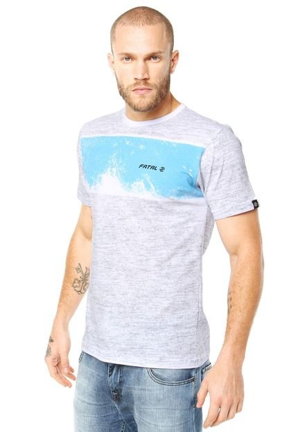 Camiseta Fatal Manchas Cinza - Marca Fatal Surf