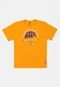 Camiseta NBA Juvenil City Nation Los Angeles Lakers Amarela Cadmium - Marca NBA