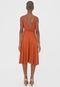 Vestido Dress to Midi Canelado Caramelo - Marca Dress to