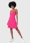 Vestido FiveBlu Curto Liso Rosa - Marca FiveBlu