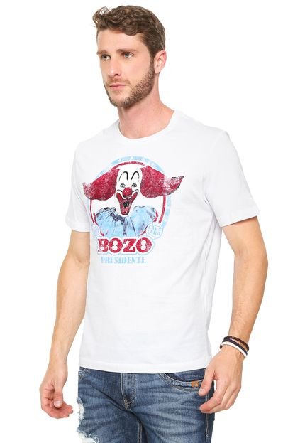 Camiseta Cavalera Bozo Presidente  Branca - Marca Cavalera