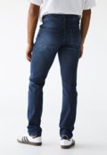 Calça Jeans Aramis Slim Stonada Azul-Marinho - Marca Aramis