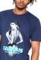 Camiseta Manga Curta Famous Strapped Azul-Marinho - Marca Famous