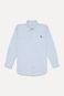 Camisa Infantil Cont Ml Oxford Reserva Mini Azul - Marca Reserva Mini