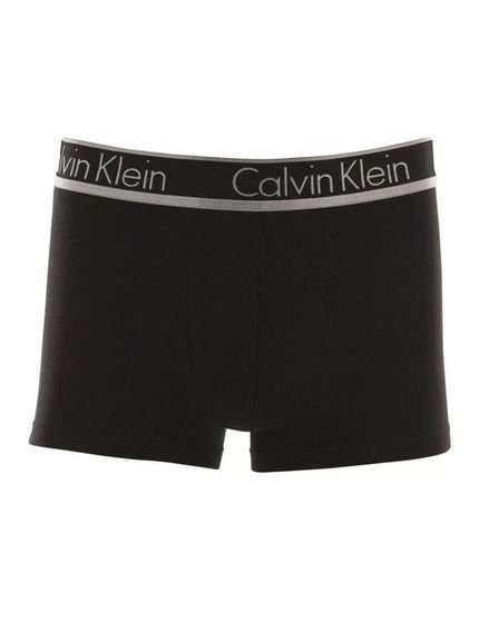 Cueca Calvin Klein Trunk Modal Prata Preta 1UN - Marca Calvin Klein