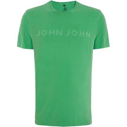 Camiseta John John Regular Bernard In24 Verde Masculino - Marca John John