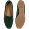 Sapato Mocassim Donatella Shoes Camurça Macau Liso Confort Verde - Marca Donatella Shoes