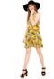 Vestido  My Favorite Thing(s) Curto Floral Amarelo - Marca My Favorite Things