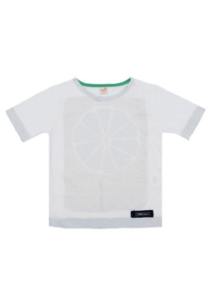 Camiseta Green Estampa Branca/Cinza - Marca Green