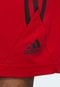 Bermuda adidas Originals Reta Basquete Legends 3-Stripes Vermelha - Marca adidas Originals