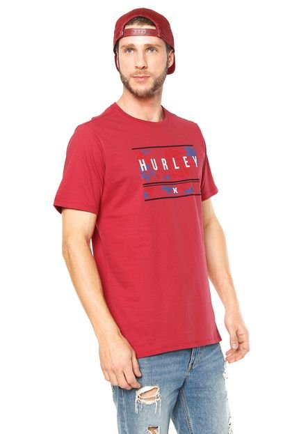Camiseta Hurley Flower Vermelha - Marca Hurley