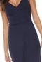 Vestido Colcci Midi Ajustado Azul-Marinho - Marca Colcci