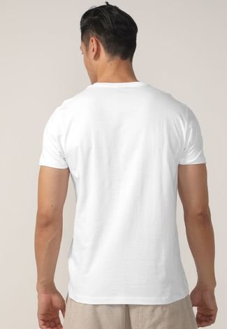 Camiseta Aramis Bordado Branca