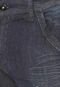 Bermuda Jeans Ellus Bolso Lateral Azul - Marca Ellus