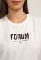 Camiseta Forum Logo Off-White - Marca Forum