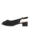 Peep Toe Piccadilly Textura Preto - Marca Piccadilly