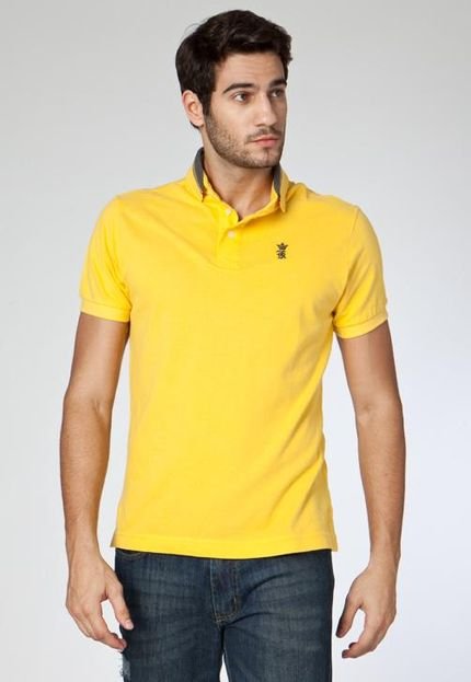 Camisa Polo Modern Amarela - Marca Sergio K