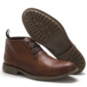 Bota Cano Curto Masculina Couro Look Stock Confortável Marrom - Marca Lookstock Botinas