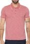 Camisa Polo Hering Reta Logo Rosa - Marca Hering