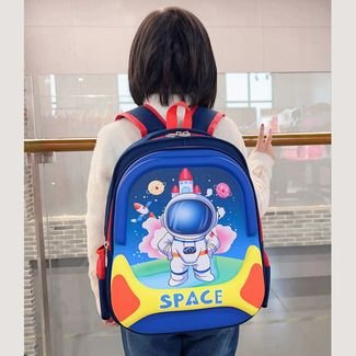 Mochila Infantil Escolar Feminina Masculina Bolsa Escolar Astronauta Star Shop 