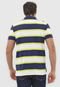 Camisa Polo Tommy Hilfiger Reta Listrada Azul-Marinho - Marca Tommy Hilfiger