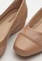 Scarpin Comfortflex Nude - Marca Comfortflex