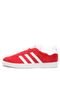 Tênis Couro adidas Originals Gazelle Vermelho/Branco - Marca adidas Originals
