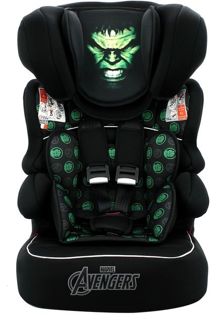 Cadeira para Auto 9 a 36  Kg Marvel Beline Luxe Hulk Avengers - Marca Marvel