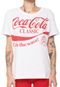 Camiseta Coca-Cola Jeans Aroma Lettering Branca - Marca Coca-Cola Jeans
