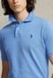 Camisa Polo Polo Ralph Lauren Slim Logo Azul - Marca Polo Ralph Lauren