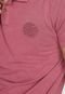 Camisa Polo Rip Curl Reta Round Logo Vermelha - Marca Rip Curl