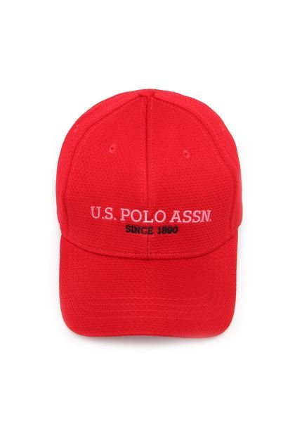 Boné U.S. Polo USPA Golf Vermelho - Marca U.S. Polo