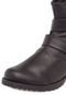 Bota Biker FiveBlu Tiras Preta - Marca FiveBlu