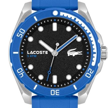 Relógio Lacoste Finn Maculino Borracha Azul - 2011285 - Marca Lacoste