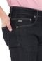 Calça Jeans Lacoste Reta Logo Azul-marinho - Marca Lacoste