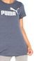 Camiseta Puma ESS No.1 Tee Heather Azul - Marca Puma