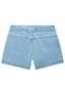 Shorts Saia Jeans Claro Infantil Lilimoon 12 Azul - Marca Lilimoon