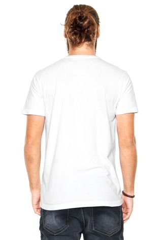 Camiseta Osklen Estampada Branca