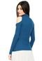 Blusa Sommer Off Shoulder Azul - Marca Sommer