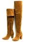 Bota Over Knee Sapatotop Shoes Caramelo - Marca Sapatotop Shoes