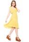 Vestido Curto Fiya Lady Lateral Amarelo - Marca Fiya Lady