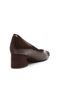 Scarpin Piccadilly Bico Quadrado Marrom - Marca Piccadilly