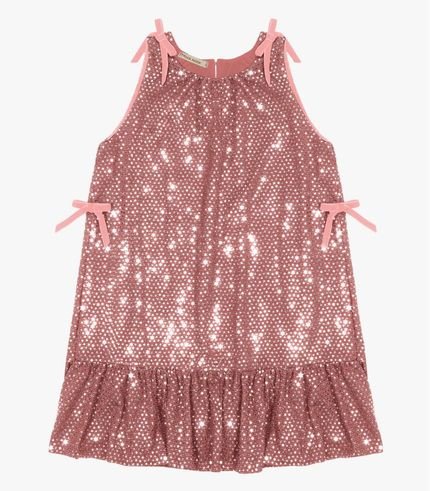 Vestido Infantil Em Lantejoula Trick Nick Unica - Marca Trick Nick